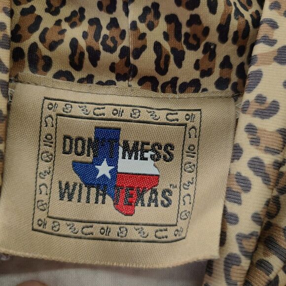 Don't Mess With Texas Womens Top Multi-Color Size Medium Polyester Blend - Picture 7 of 12